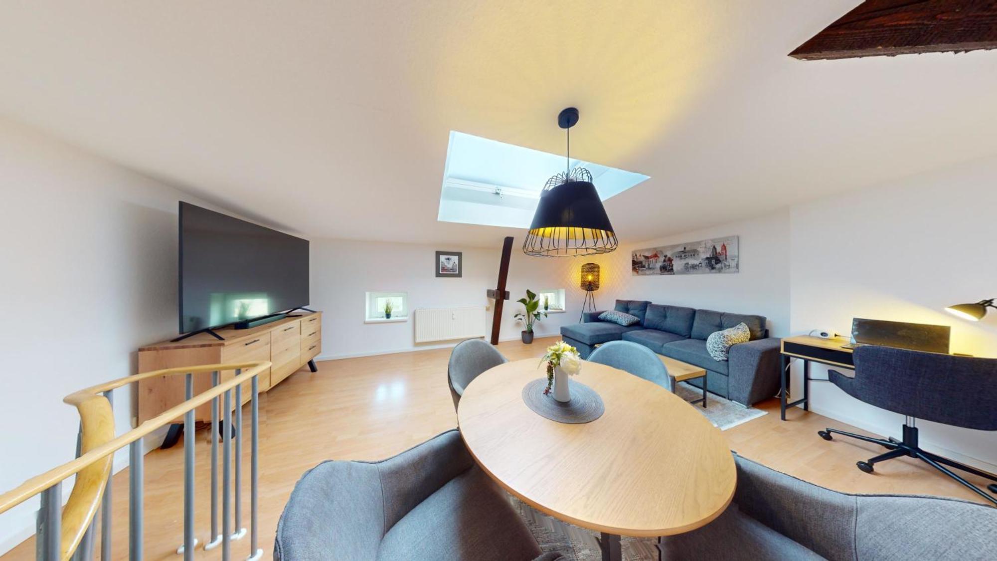 Sweethome - Luxus Apartment Auf 2 Etagen Magdeburg Bagian luar foto